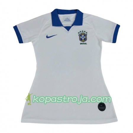 Billiga Fotbollströjor Brasilien Dam Borta tröja Copa América 2019 Kortärmad